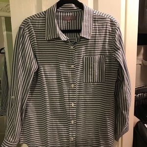 Pinstripe Button Down Shirt